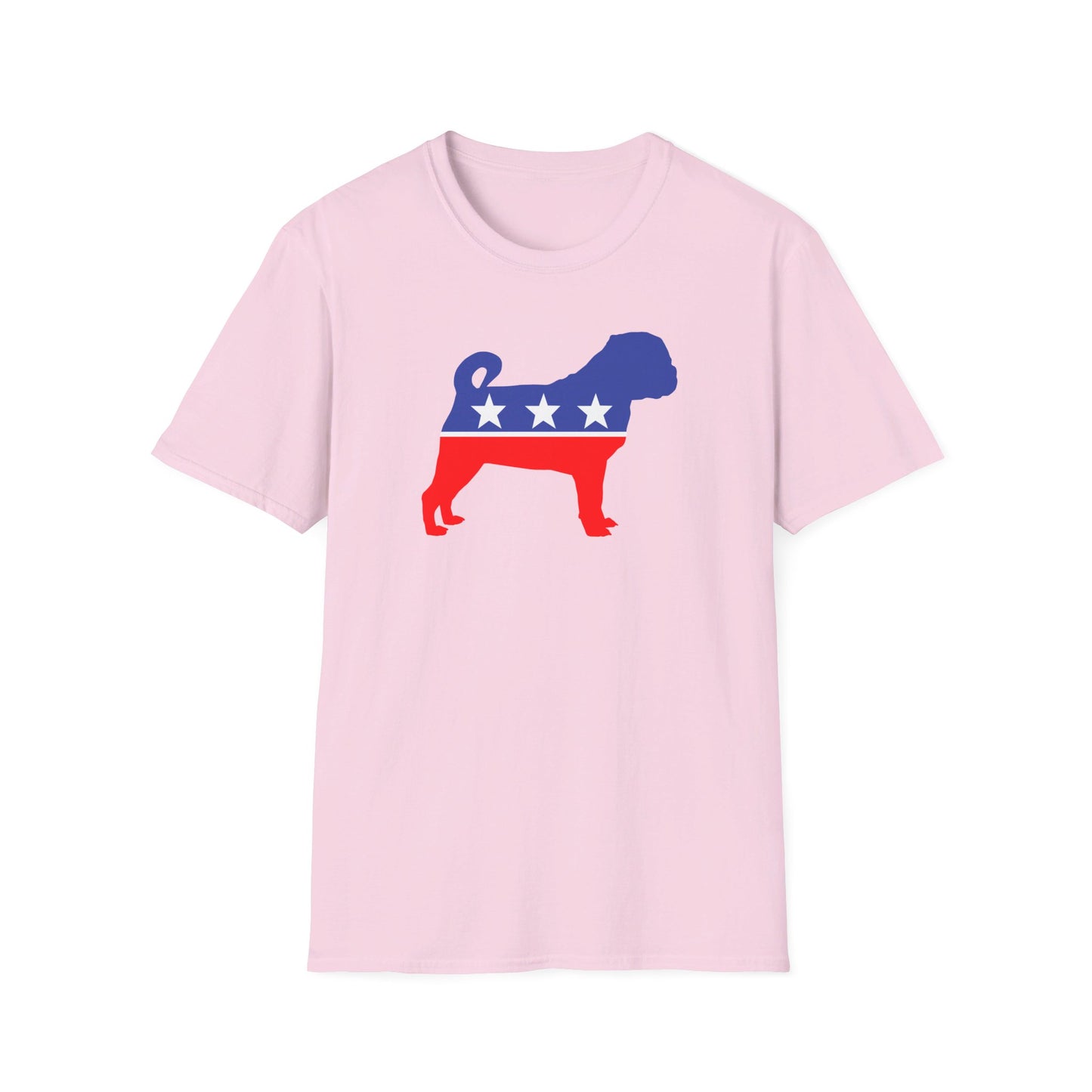 My Pug Party Unisex Softstyle T-Shirt