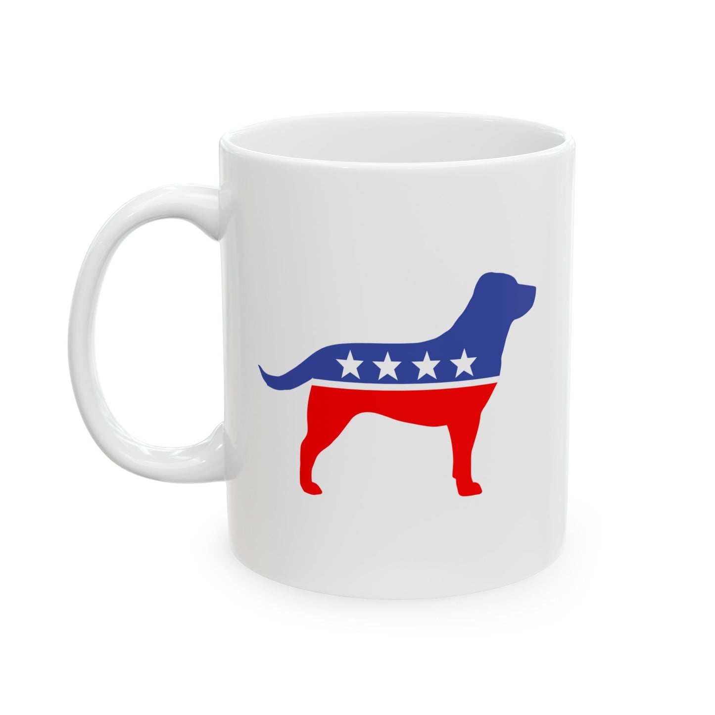 My Black Lab Party 11 oz mug