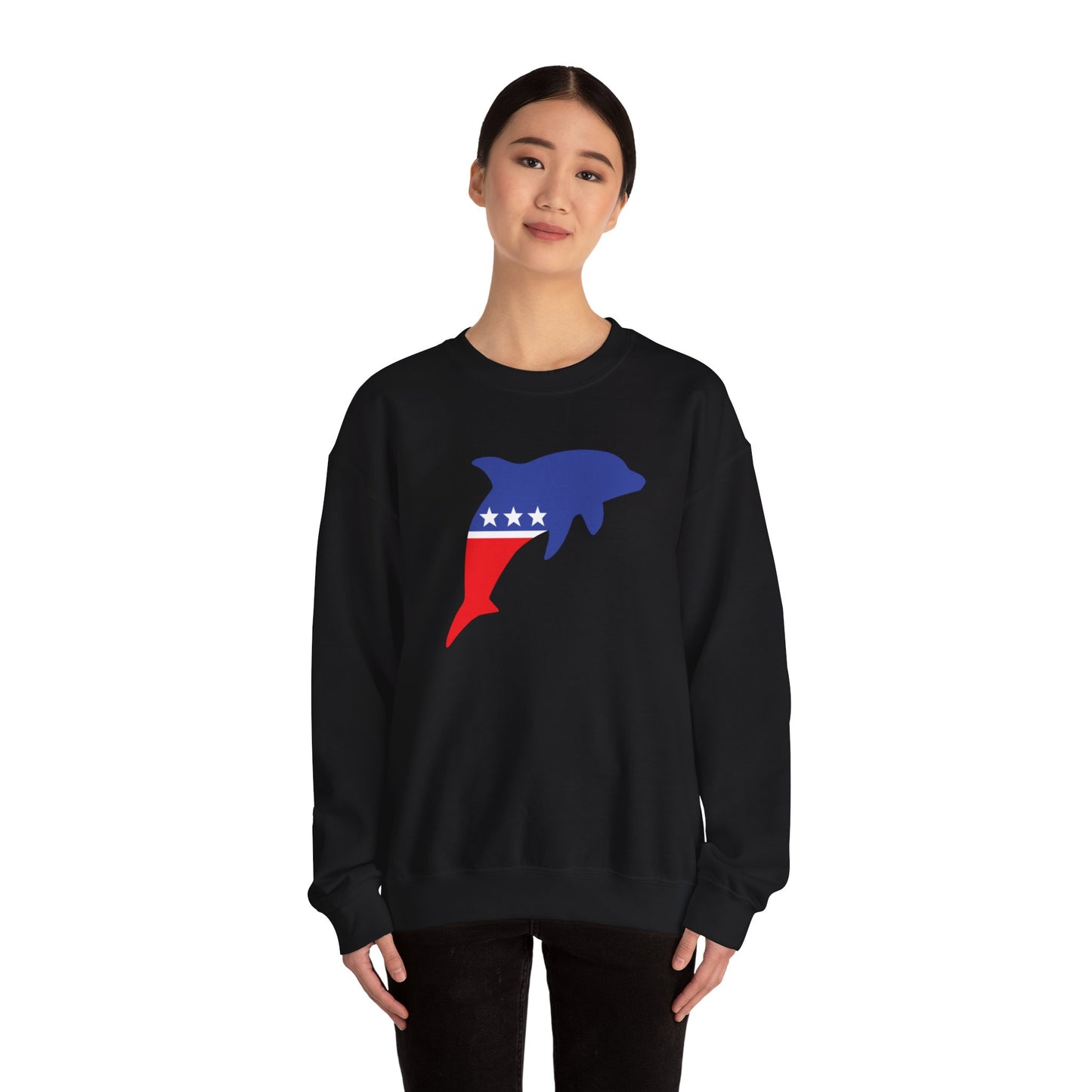 Dolphin Party Unisex Heavy Blend™ Crewneck Sweatshirt