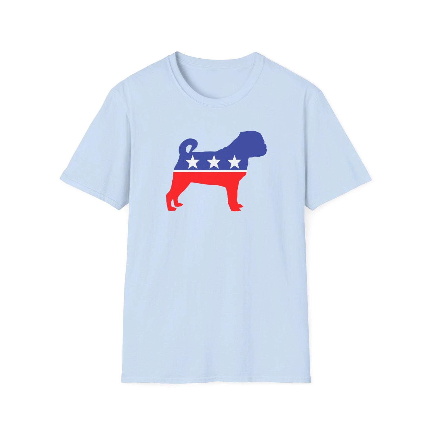 My Pug Party Unisex Softstyle T-Shirt