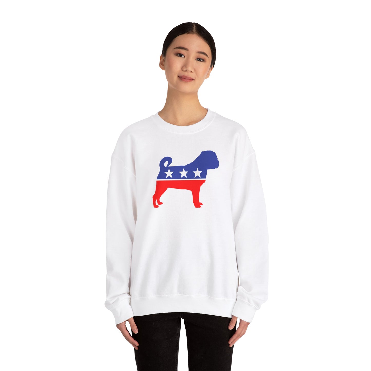 Pug Party Unisex Heavy Blend™ Crewneck Sweatshirt