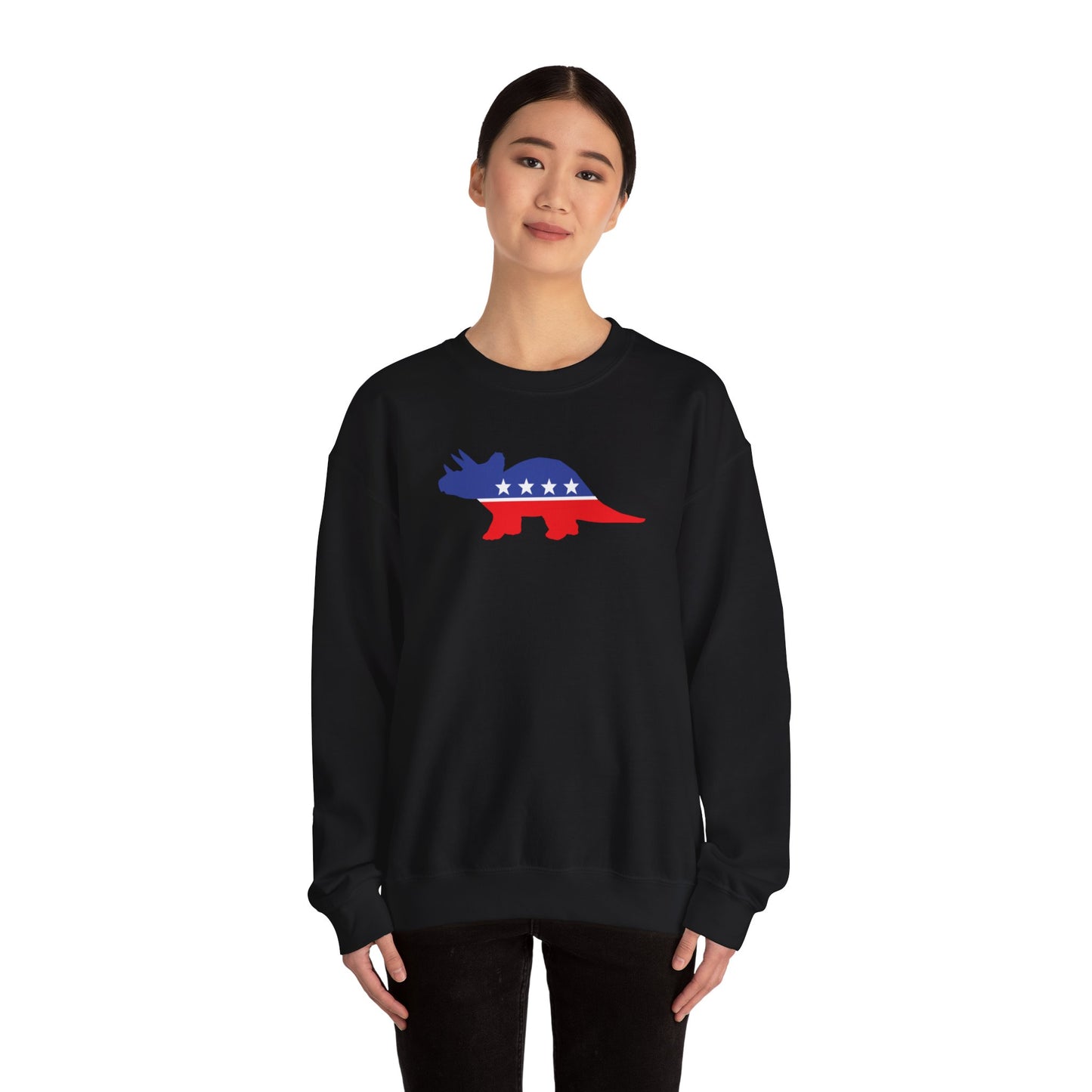 Triceratops Party Unisex Heavy Blend™ Crewneck Sweatshirt