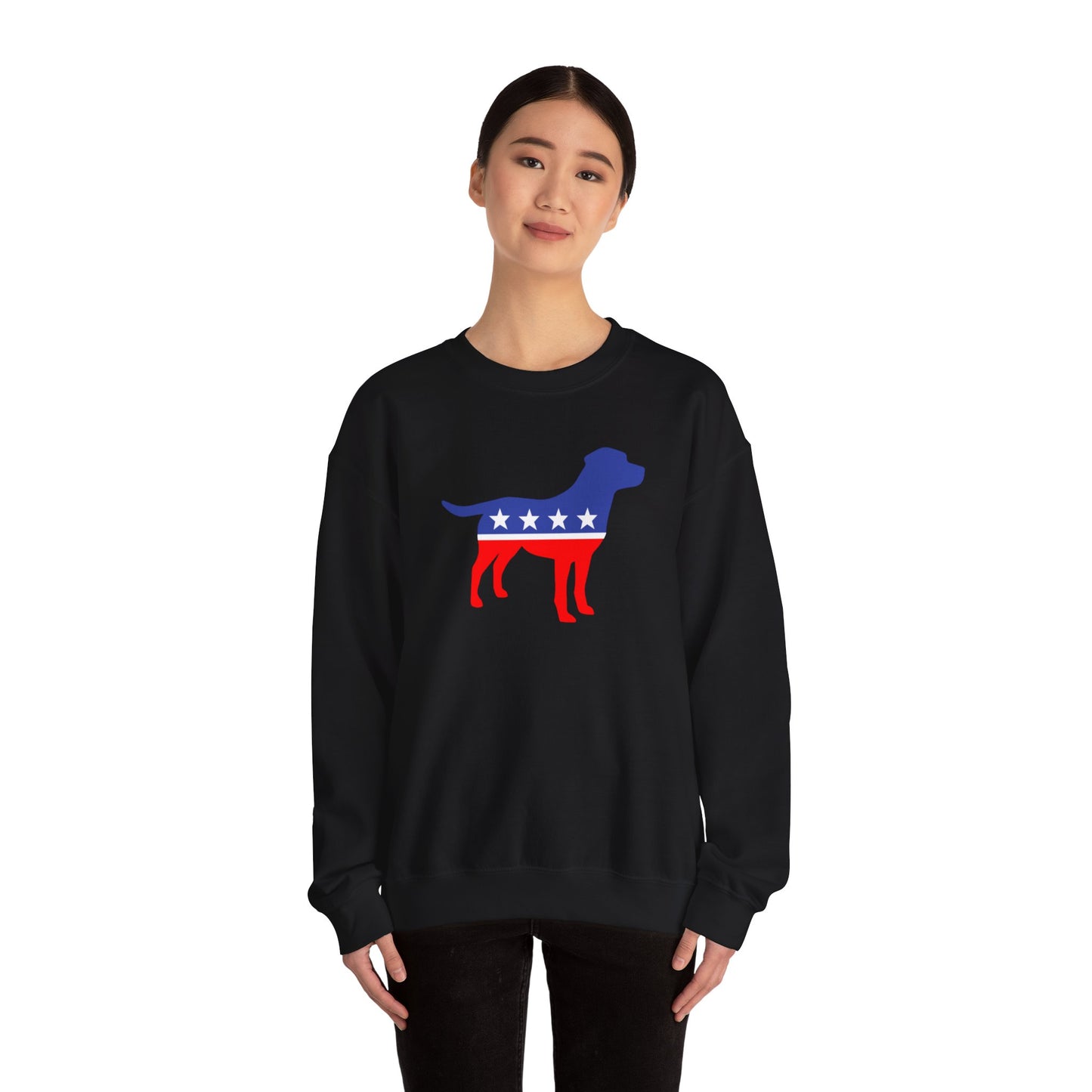 Black Lab Party Unisex Heavy Blend™ Crewneck Sweatshirt