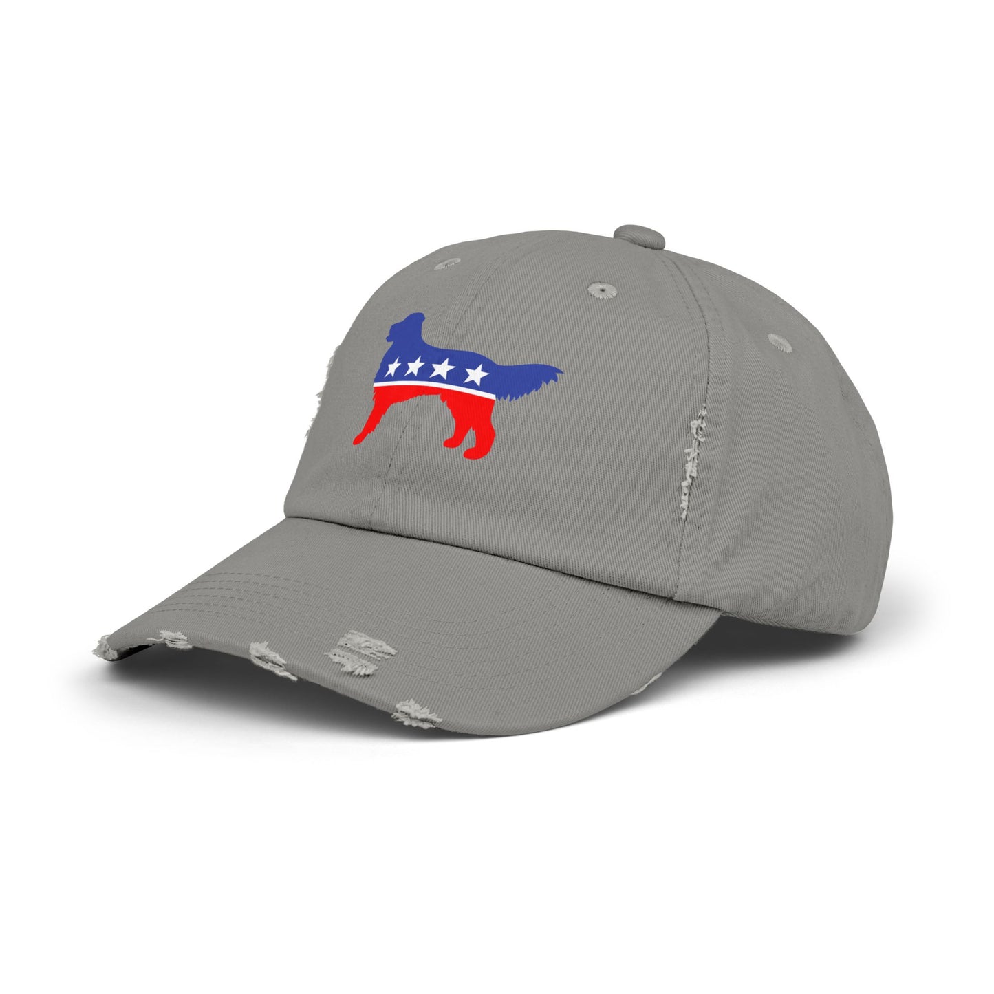 Retriever Party Destressed cap for man or a woman one size