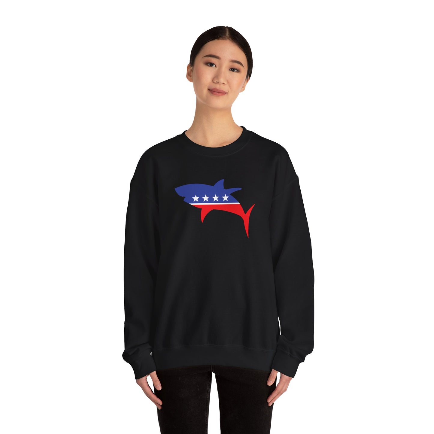 Shark Party Unisex Heavy Blend™ Crewneck Sweatshirt