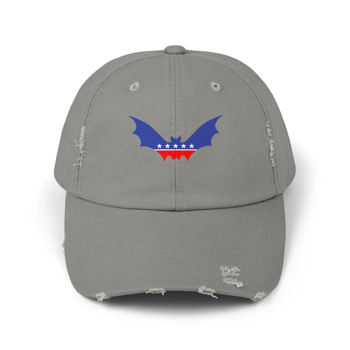 Bat Party Destressed cap for man or a woman one size