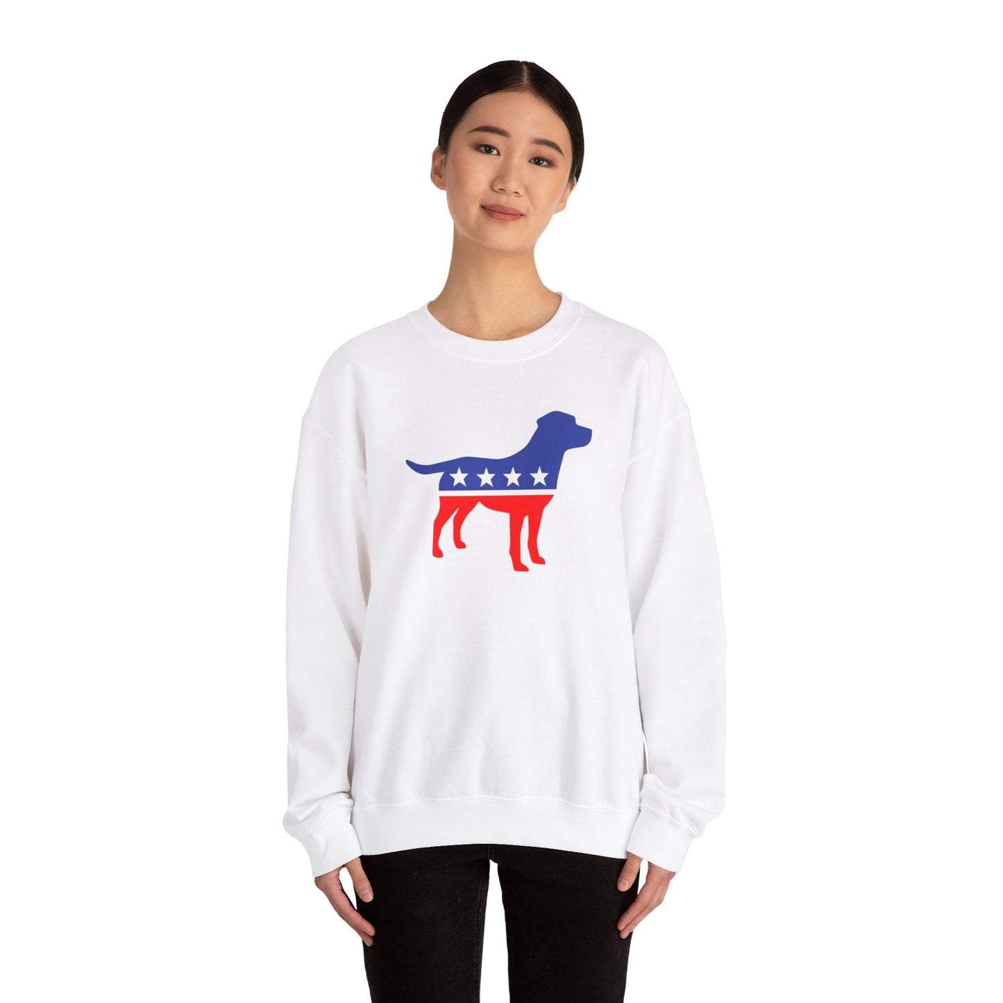 Black Lab Party Unisex Heavy Blend™ Crewneck Sweatshirt