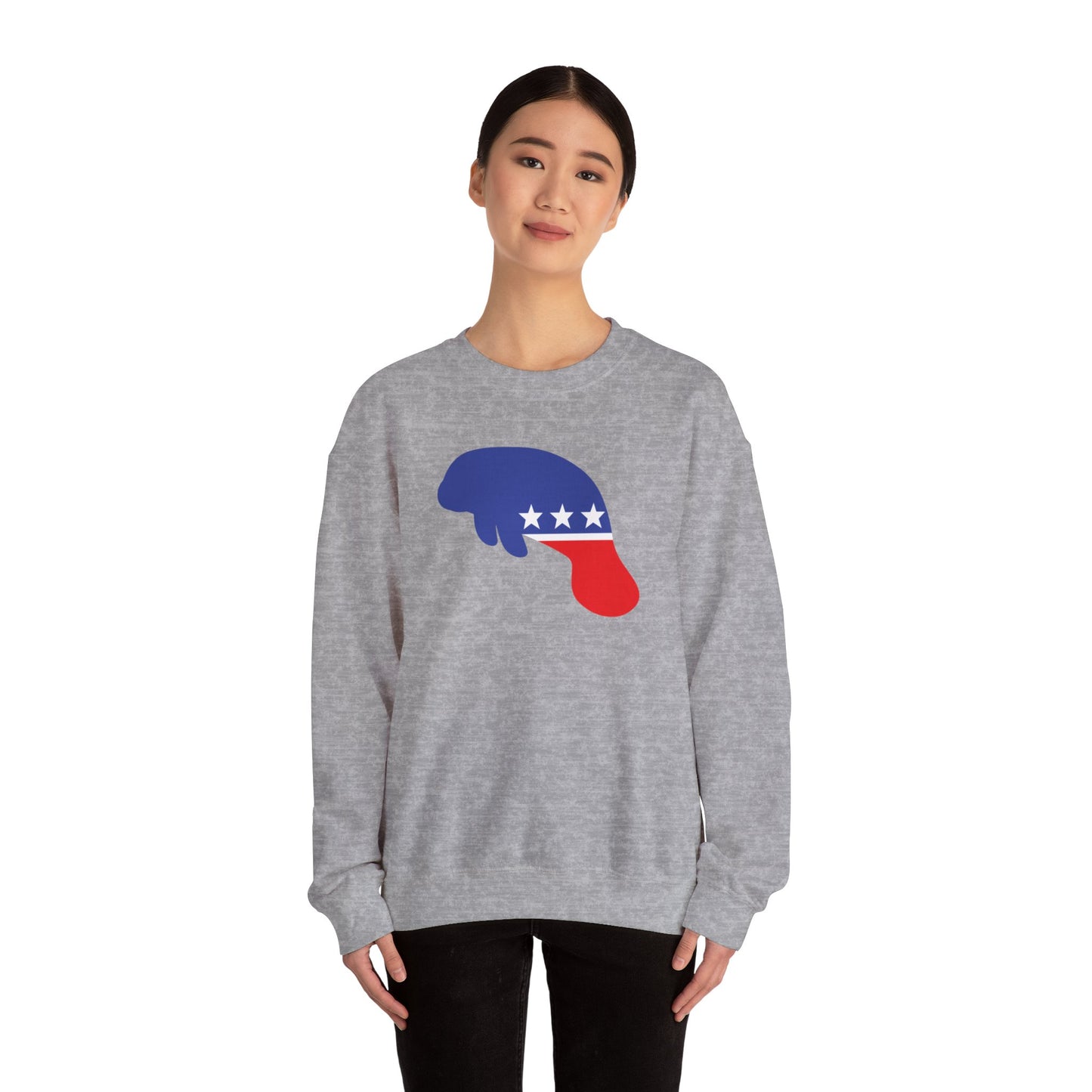 Manatee Party Unisex Heavy Blend™ Crewneck Sweatshirt