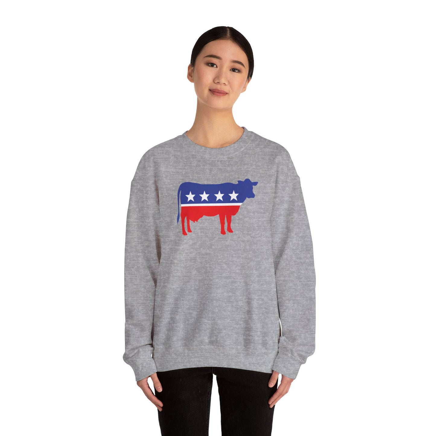 Cow Party Unisex Heavy Blend™ Crewneck Sweatshirt