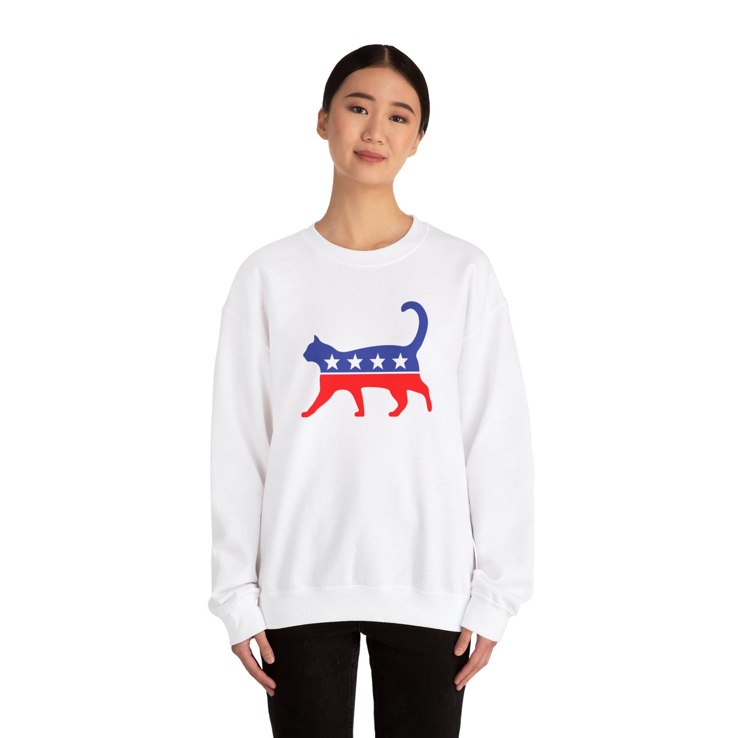 Stray Cat Unisex Heavy Blend™ Crewneck Sweatshirt