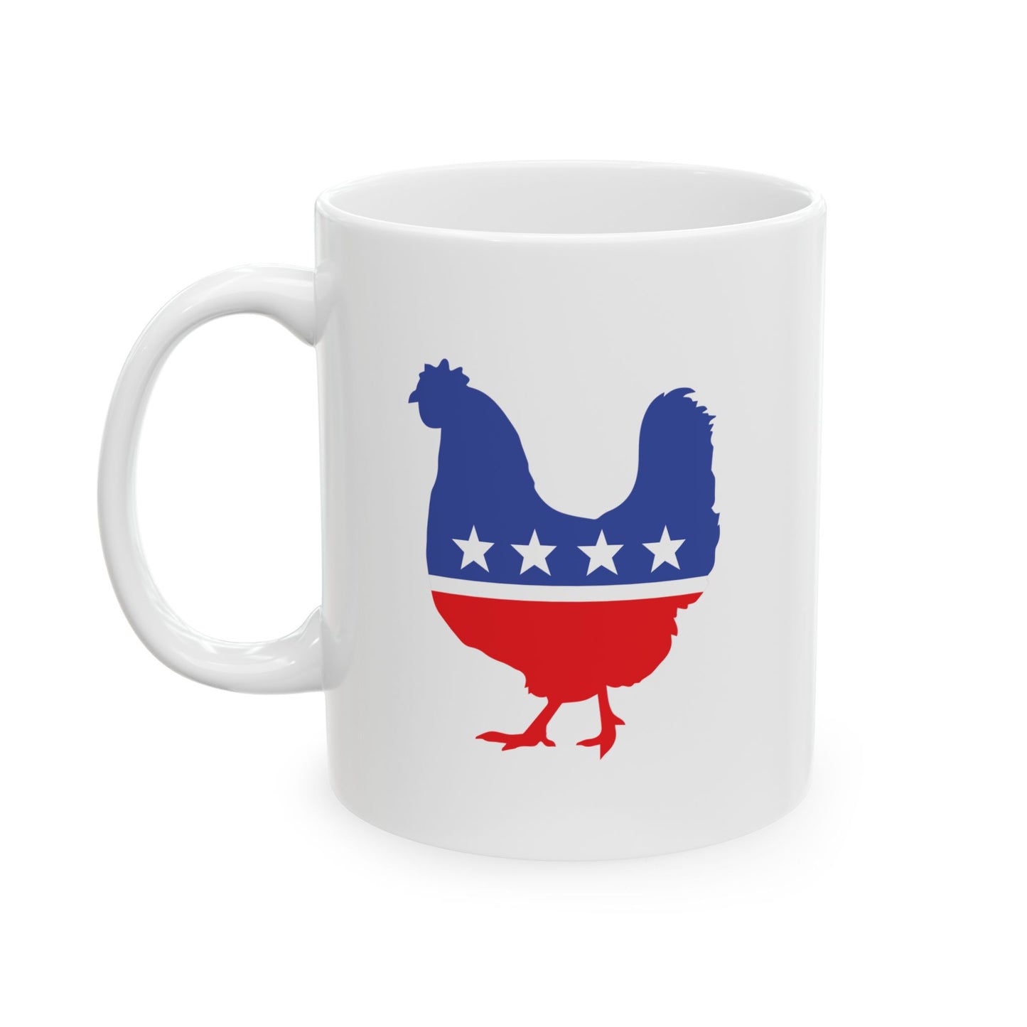 My Chicken Party Ceramic Mug, (11oz) mug