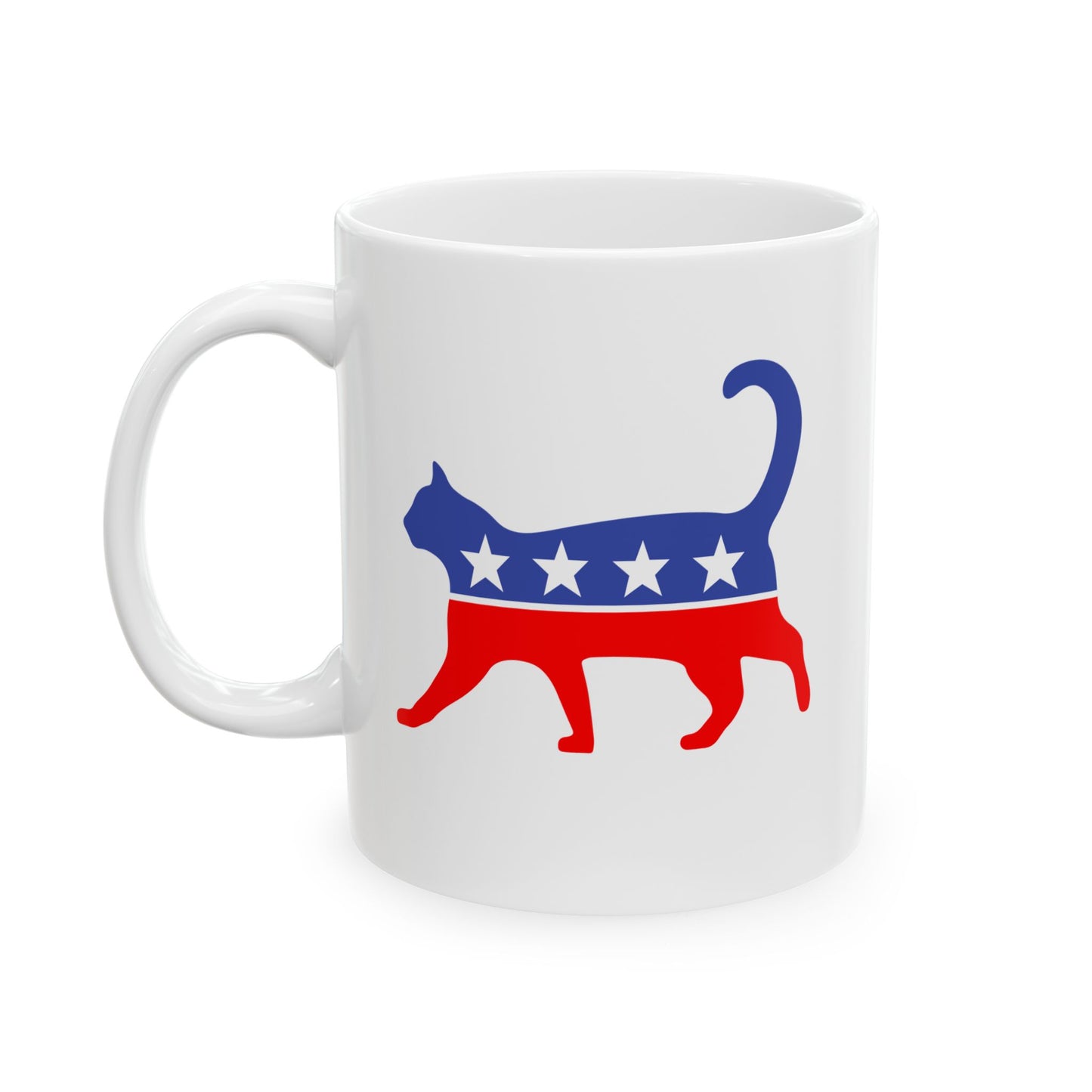 My Stray Cat Party Ceramic Mug, (11oz) mug