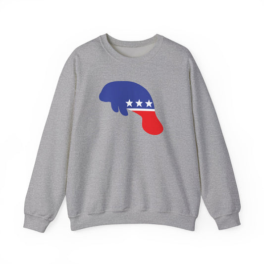 Manatee Party Unisex Heavy Blend™ Crewneck Sweatshirt