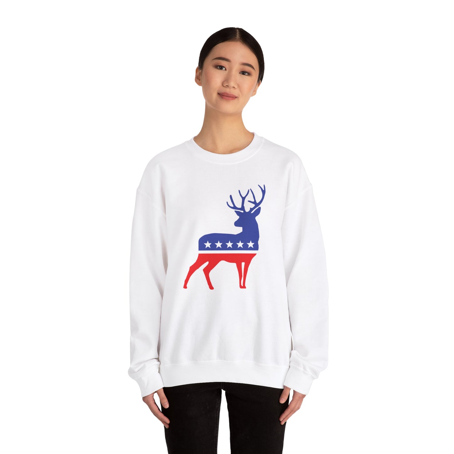 Deer Party Unisex Heavy Blend™ Crewneck Sweatshirt