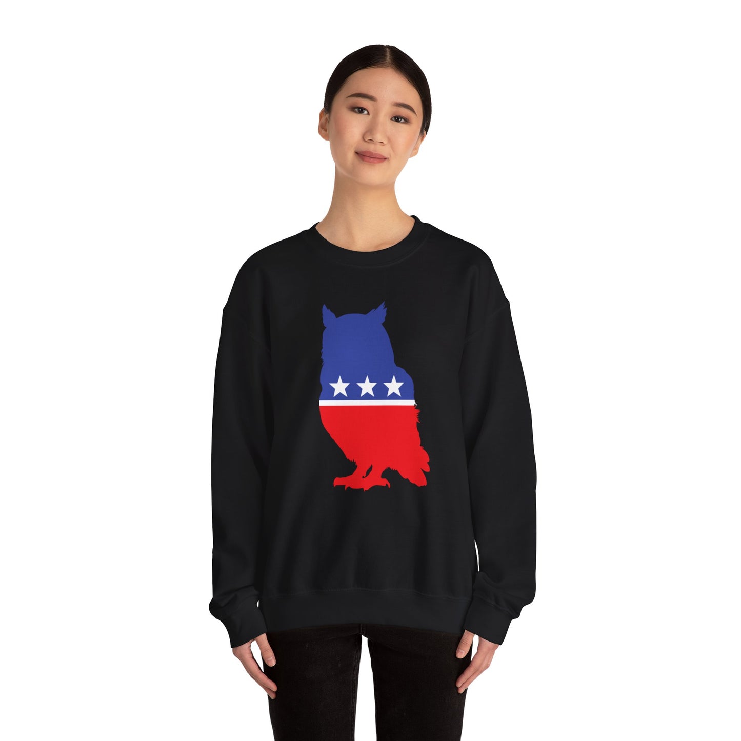 Owl Party Unisex Heavy Blend™ Crewneck Sweatshirt