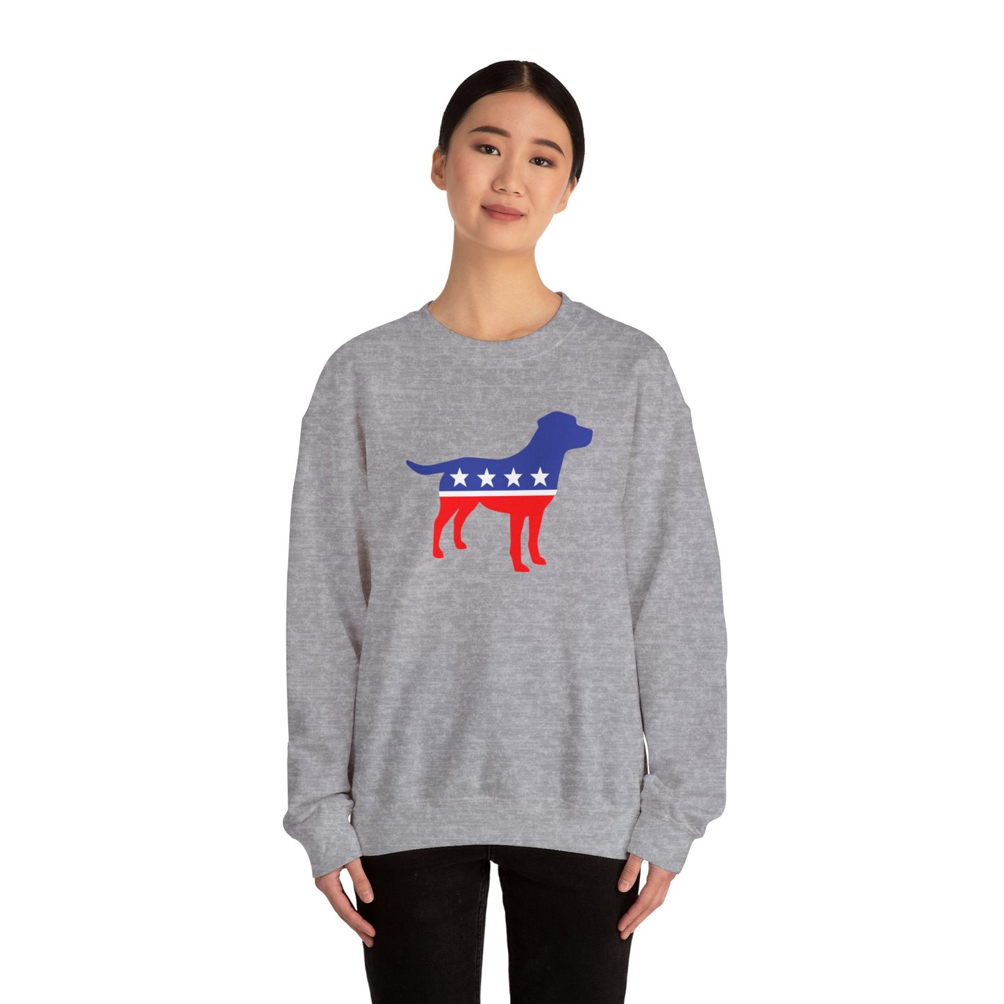 Black Lab Party Unisex Heavy Blend™ Crewneck Sweatshirt