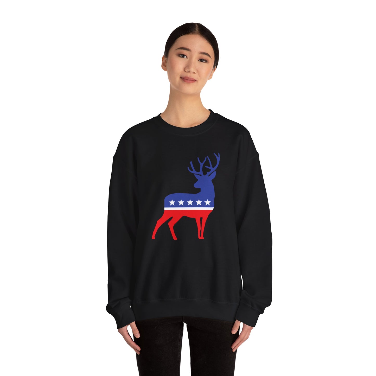 Deer Party Unisex Heavy Blend™ Crewneck Sweatshirt