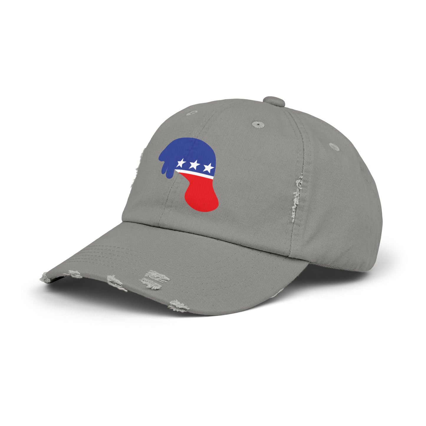 Manatee Party Destressed cap for man or a woman one size