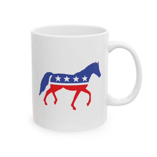 My Horse Party Ceramic Mug, (11oz) mug