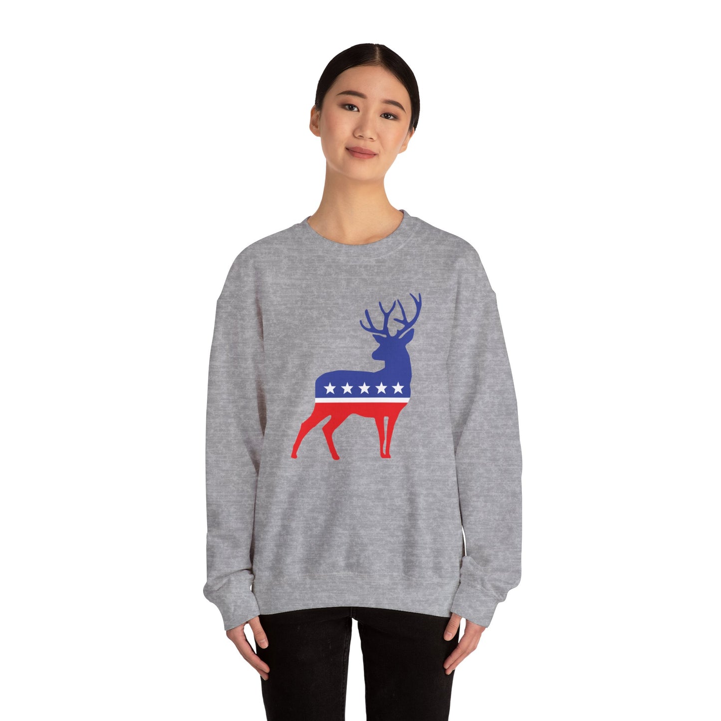 Deer Party Unisex Heavy Blend™ Crewneck Sweatshirt