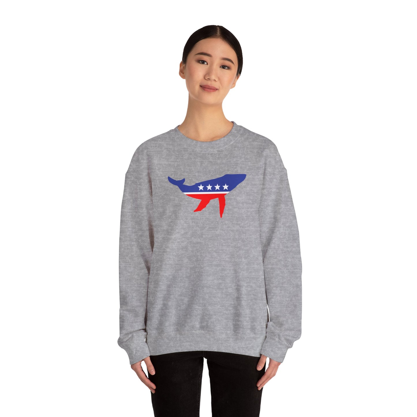 Whale Party Unisex Heavy Blend™ Crewneck Sweatshirt