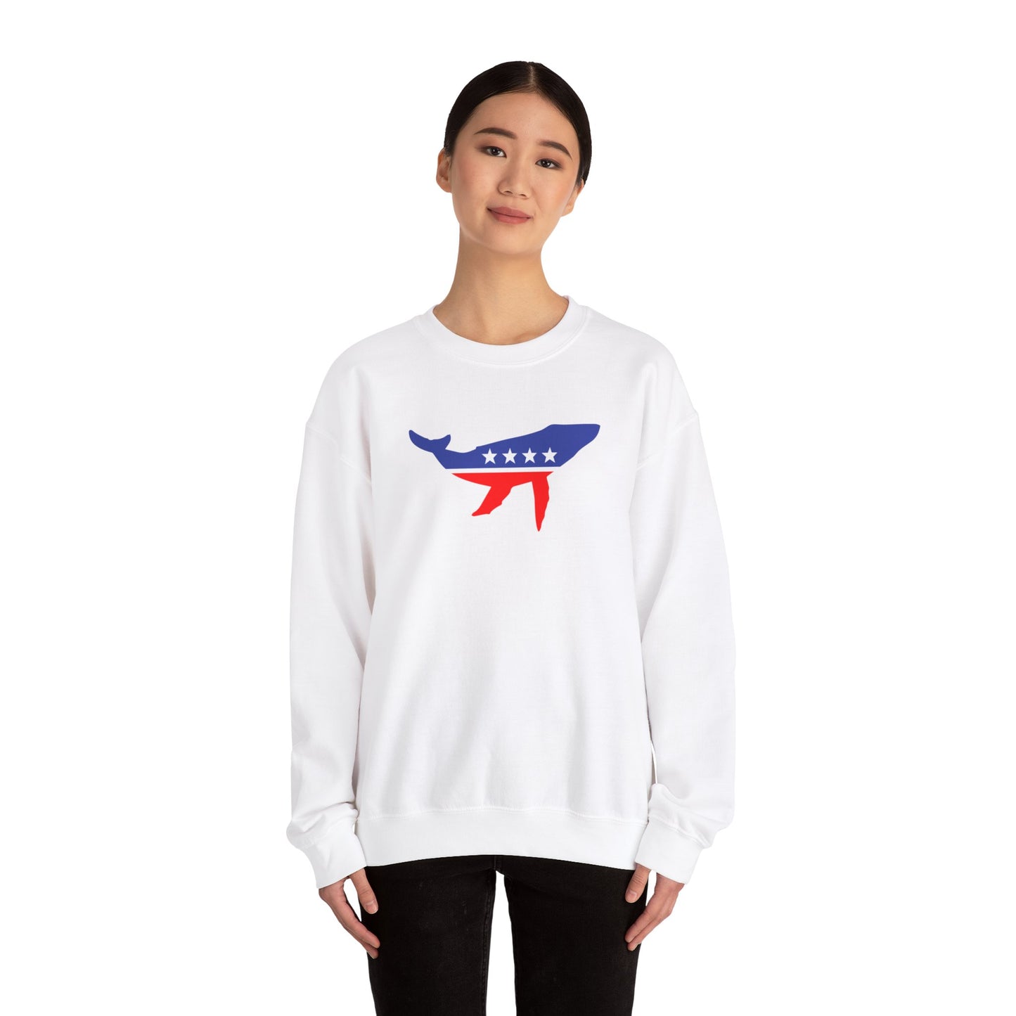 Whale Party Unisex Heavy Blend™ Crewneck Sweatshirt