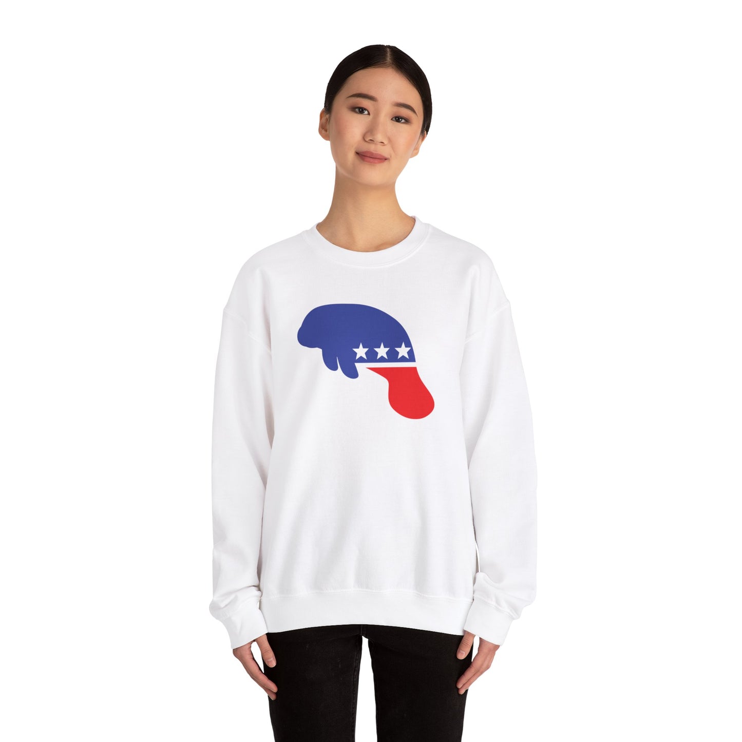 Manatee Party Unisex Heavy Blend™ Crewneck Sweatshirt